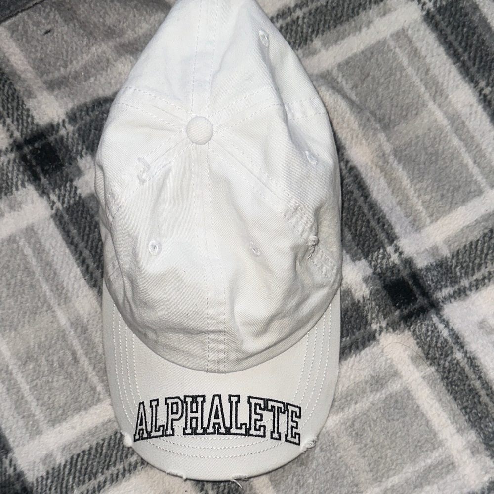 Alphalete Cream grey and Tan Caps BUNDLE - Picture 2 of 14